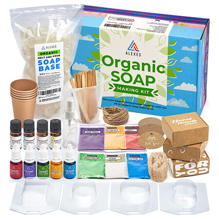 ALEXES Organic Soap Making Kit