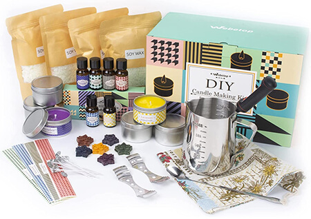 Soy Wax DIY Candle Making Kit by Webetop Review