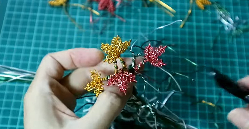 Creating Foliage and Leaf Patterns Bonsai Wire Art Techniques